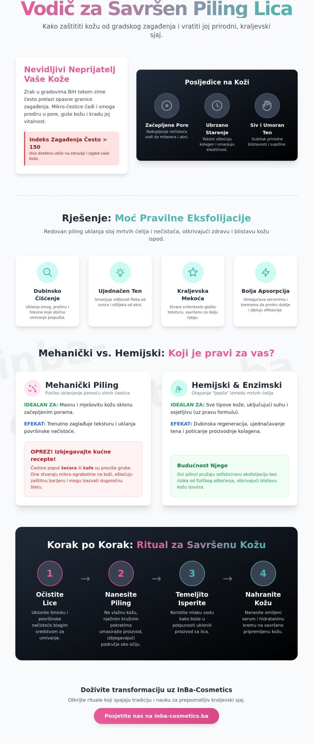 Piling za lice: Vodič za blistav ten i njegu